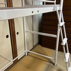 ロフトベッド（中古）白