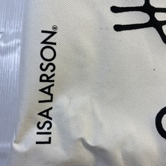 リサラーソン　エコバック　ホワイト　可愛い　猫　中古の画像