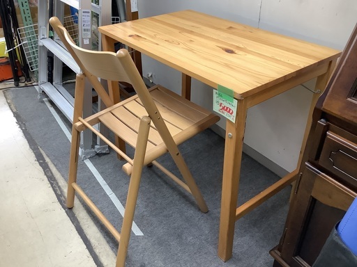 無印良品 折りたたみ デスク チェア セット 管C240219AK (ベストバイ 静岡県袋井市)