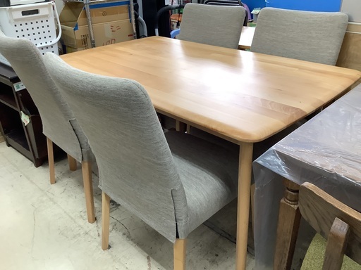 美品 ニトリ Nコレクション ダイニング5点セット 管C240219BK (ベストバイ 静岡県袋井市)