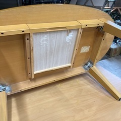 ローテーブル円卓110×60高さ40センチ中古の画像