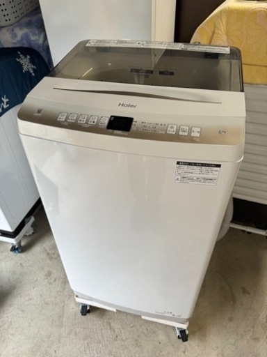 分解清掃済み✨超美品⭐️ハイアール　洗濯機　6kg   2022年製　JW-U60HK
