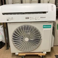 K05126 ハイセンス 2021年製 中古エアコン 主に6畳用 冷房能力 2.2KW ／