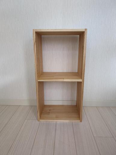 無垢材シンプルスタッキングシェルフ※画像1枚目