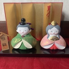 万古焼　ひな土鈴　美品　値下げ