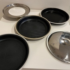 電子レンジ専用 貴　セラミックマルチパン　5点セットの画像