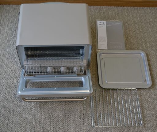 展示品・未使用　ブルーノ　スチーム＆ベイクトースター　BOE067