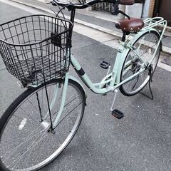 変速付き27インチ自転車 / ライト自動点灯 / 変速段切り替え付き