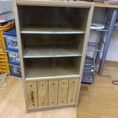 西洋風　食器棚　カラーボックス　収納棚