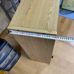 西洋風　食器棚　カラーボックス　収納棚の画像