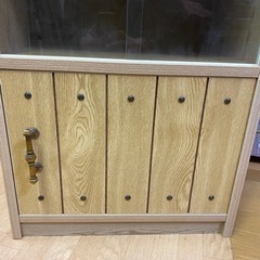 西洋風　食器棚　カラーボックス　収納棚の画像