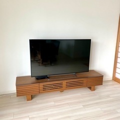 東芝 REGZA 55G20X [55インチ]と木製テレビ台を安価で譲ります。