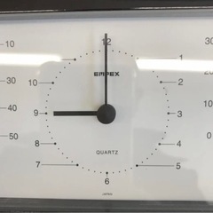 【決まりました】室温計・時計・湿度計一体型置き時計の画像