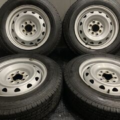 【TOYO DELVEX 934 155/80R14 88/86N LT】スタッドレス【スチールホイール 14インチ 5J4HPCD100/114.3】21年製 バリ溝 プロボックス TH038