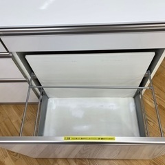 値下げしました。N567★綾野製作所製★２枚扉★レンジボード★カップボード★食器棚★幅1600ｍｍの画像