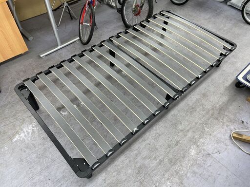 ニトリ 脚付きマットレスベッド シングル 足付き グレー色系 札幌市手稲区