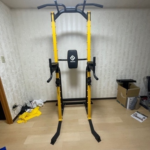 懸垂器 WASAI(ワサイ)  バーベルスタンド ハーフラック ぶら下がり健康器 懸垂マシン MK680