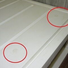 stp-2414　2連プラスチックケース　プラケース　収納ケース　白　衣装ケース　押し入れ収納　衣類ケース　収納　押入れ　押入　引出　衣類収納　小物収納の画像