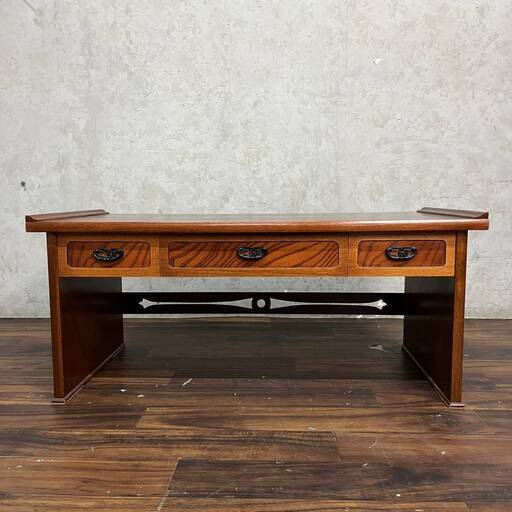 🔷🔶🔷WY11/30 座机 文机 机 引出し付 座敷机 昭和レトロ アンティーク