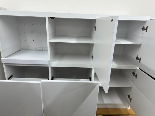 ジモティ来店特価!!　キッチンカウンター　ベガコーポレーション　ホワイト　　J-0233 ジモティ来店特価!! キッチンカウンター ベガコーポレーション