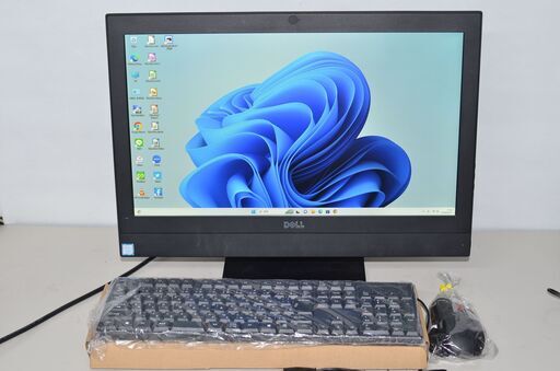 中古良品 一体型パソコン DELL Optiplex 5250 Windows11+office 高性能core i3-7100/新品爆速SSD256GB/メモリー8GB/21.5インチ/無線内蔵