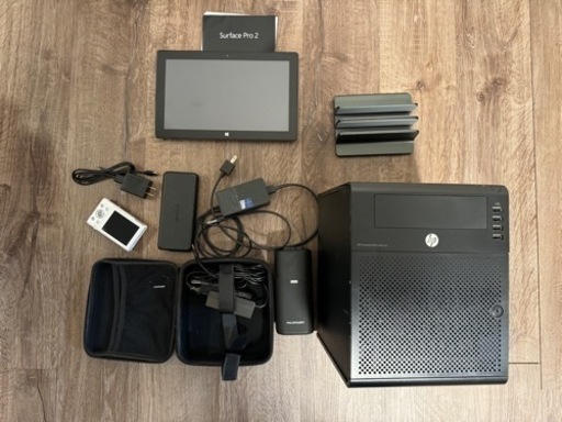 surface pro2 + ssd HDDなど　ジャンク