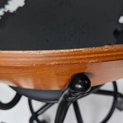 キャスター付きバースツール カウンターチェア スツールの画像