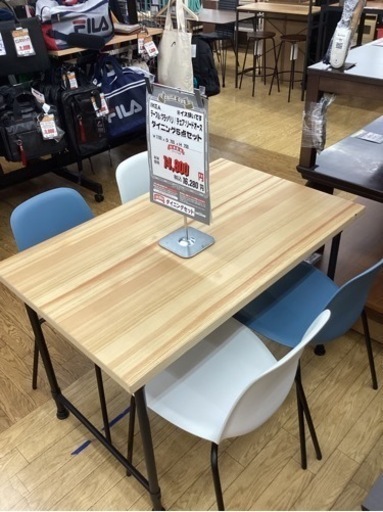 KB-55【新入荷　リサイクル品】IKEA ダイニング5点セット　ナチュラル