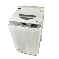 A4760　SHARP 縦型洗濯乾燥機 全自動洗濯機 ES-TX5D 5.0kg配達+取付可能です♪  ☆新生活応援☆1人～２人用☆ A4760 SHARP 縦型洗濯乾燥機 全自動洗濯機 ES-TX5D 5.0kg配達+