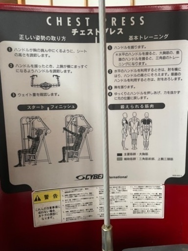 CYBEXチェストプレス