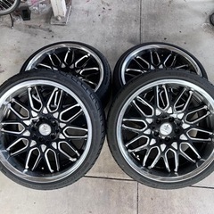 19インチ　WORK DURANDAL DD10.5 深リム　バリ溝