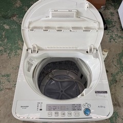 決まりました☆洗濯機☆SHARP☆4.5kg☆SHARP☆4.5kg☆2020年製