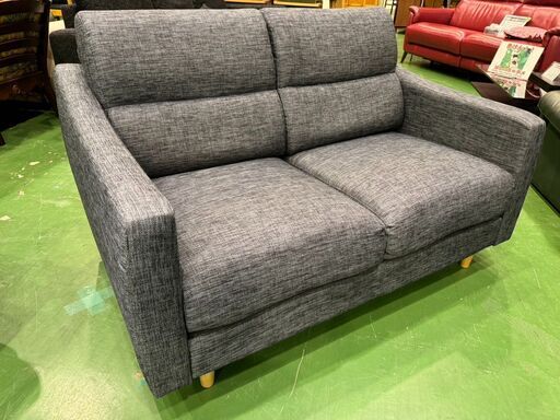 【愛品館八千代店】ニトリ　2人用布張りソファ　NポケットA4R