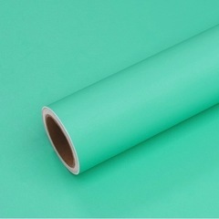 壁紙シール 無地 リメイクシート レイクブルー 厚手 40cmｘ300cmマットの画像