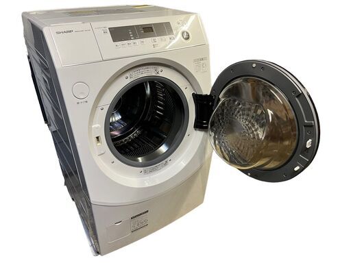 SHARP シャープ ドラム洗濯機 ES-H10F-WR 2021年製 洗濯10.0㎏ 乾燥6.0㎏ 中古品　直接引取大歓迎‼　地域限定有料配送サービスあり‼