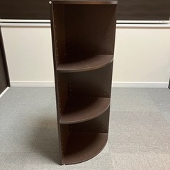 茶色3段ボックス(コーナー型)