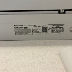 2023年夏に購入したエアコン　Panasonic パナソニックの画像