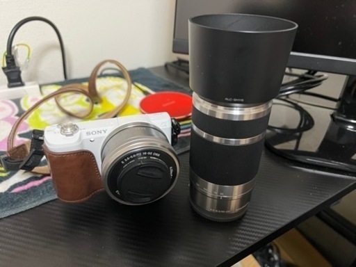 受け渡し決定 難ありSONY ミラーレス一眼 ダブルズームレンズキット α5100
