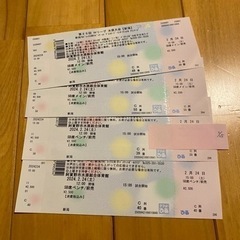 チケット差し上げます。