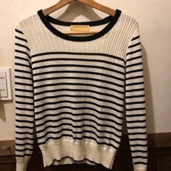 美品　デンドロビウム　ニット　