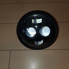 ヘッドライト LED 汎用 6.5インチ ハーレー プロジェクター 6 1/2インチ ブラック バイク カフェレーサー ファイター CB400 XJR400 SR　ボルティ等の画像