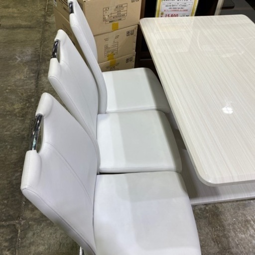 《訳あり》昇降ダイニング5点セット　チェア　ベンチ　ソファ　デスク　机