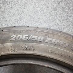 【差し上げます】ドリケツ 溝ありKUMHO SOLUS HS51 205/50ZR17 1本 タイヤのみ 205/50R17の画像