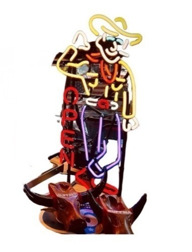 【引き取り限定】大幅値下げ‼️テキサスカウボーイ　ネオン管　発送不可