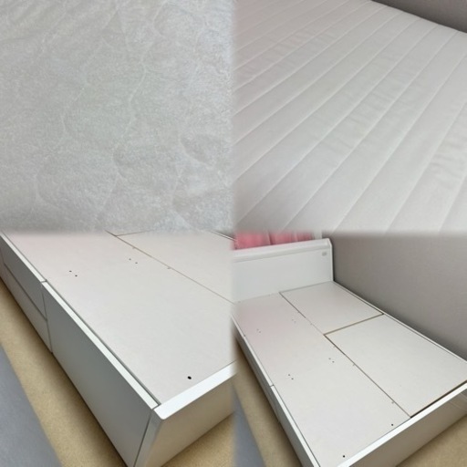 ニトリ セミダブル 収納 IKEA マットレス