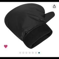 バイク、自転車などのハンドルカバー　黒　未使用未着品商品の画像