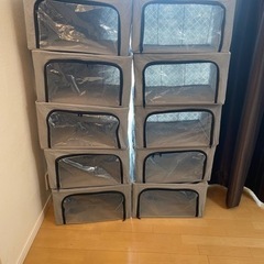 衣類収納ケース 10個セット（アストロ 活性炭消臭 ワイヤー入り...