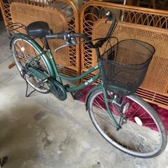 使える自転車6速 尾鷲発 緑色