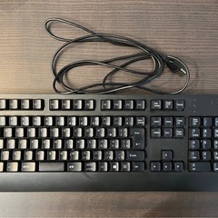 値下げ　レノボ　lenovo　有線キーボード 