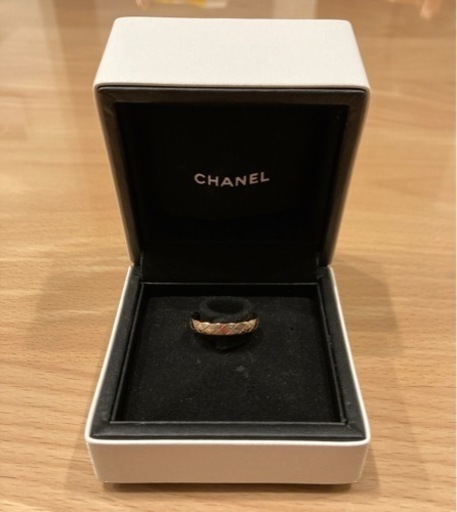 CHANEL　ココクラッシュ リング　ミニ　47　7号　箱付き
